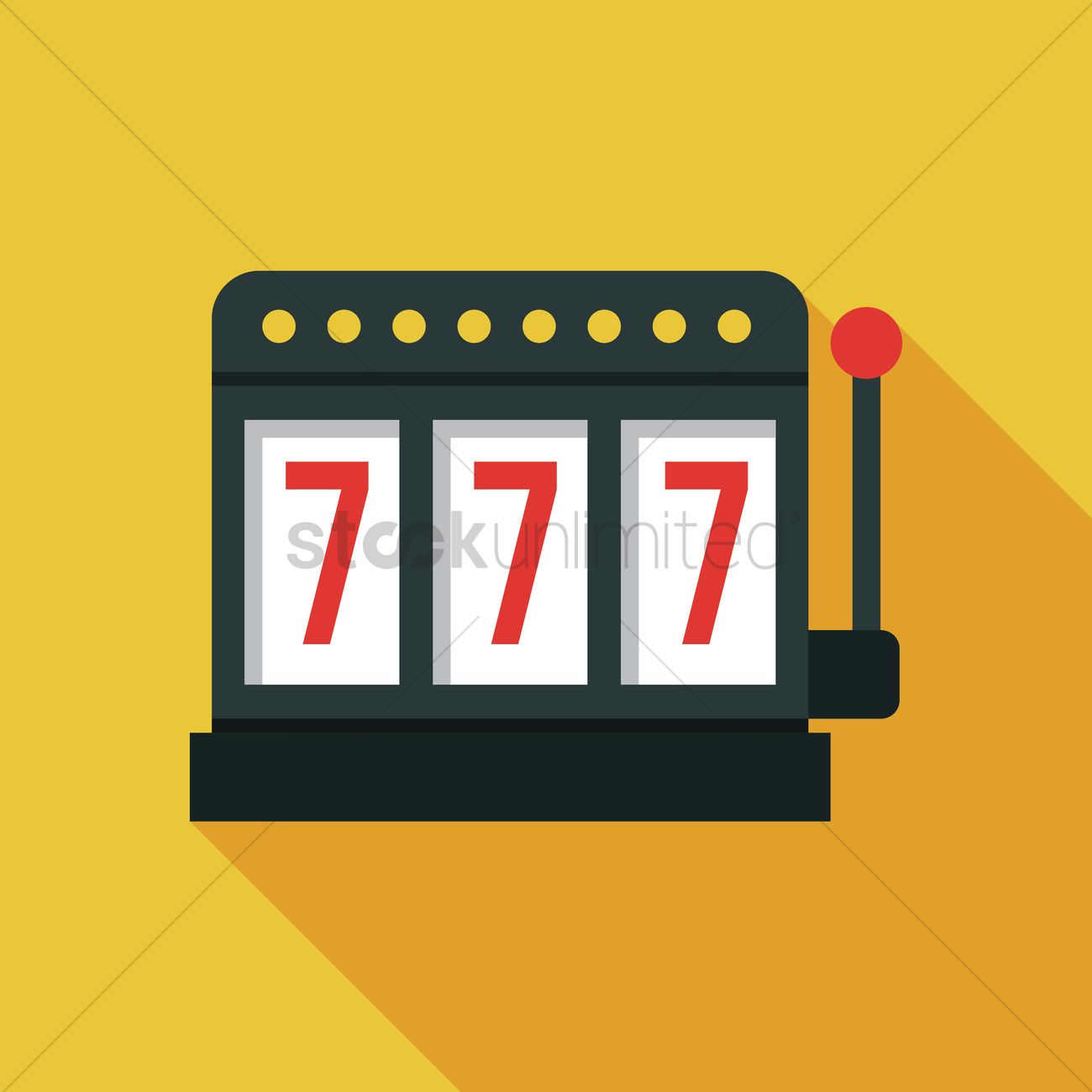 1300x1300 Casino Slot Machine Vector Image