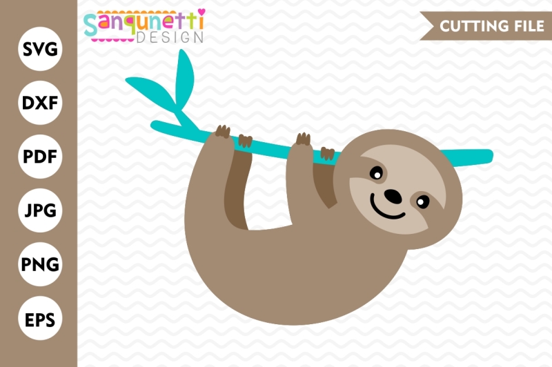 800x532 Free Sloth Sloth Cutting File, Dxf, Silhouette
