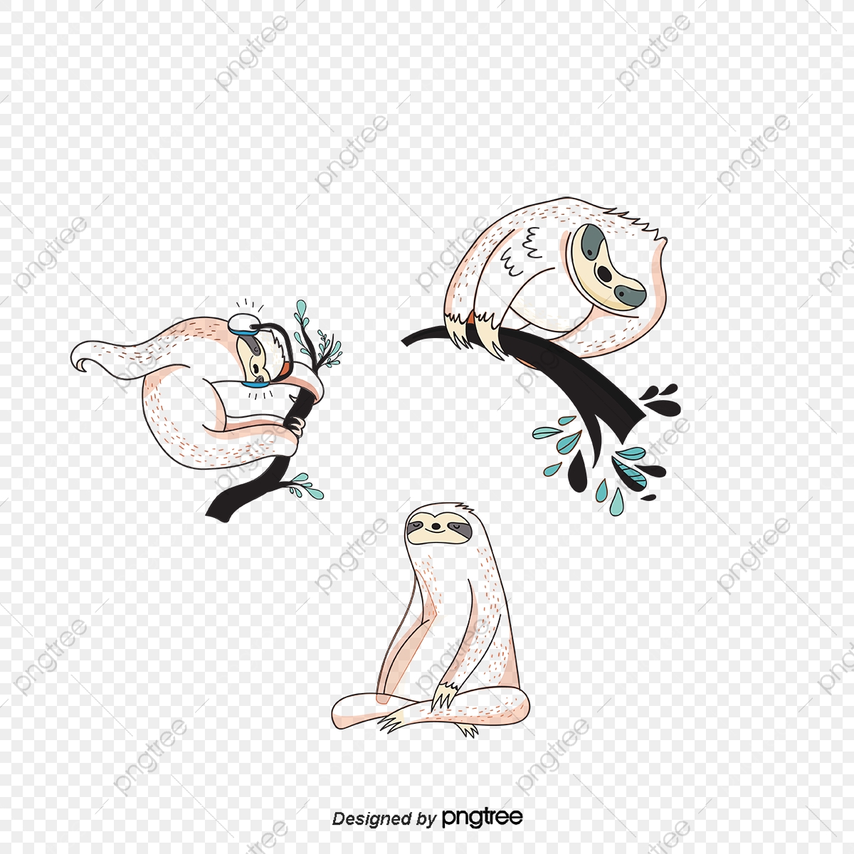 1200x1200 Sloth, Vector Sloth, Branches Png And Vector With Transparent