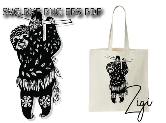 570x424 Sloth Vector Sloth Sloth Sloth Png Sloth Mandala Etsy