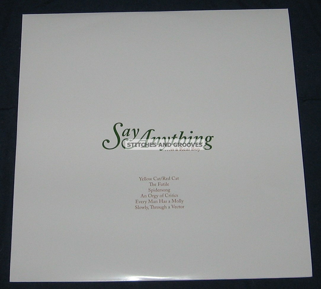 1084x978 Say Anything A Real Boy Sleeve Stitches And Grooves
