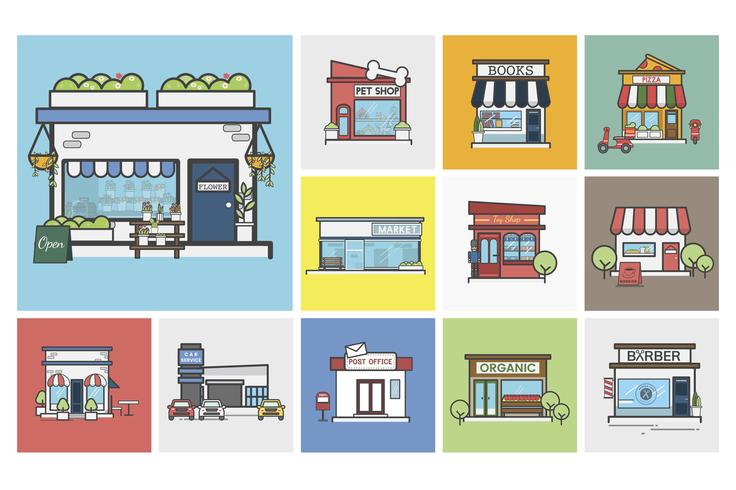736x490 Illustration Of Small Business Vector Set