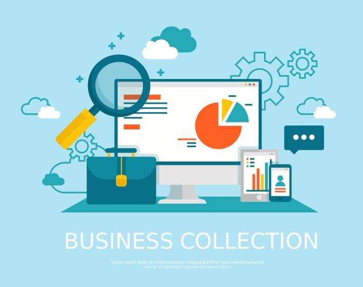707x560 Business Vector Illustration