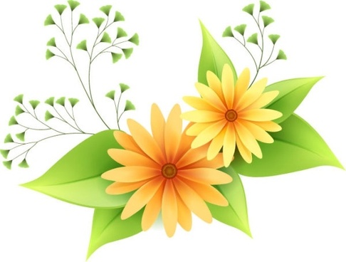 Small Flowers Free Vector Download 486x368 Small Flowers Free Vector Download