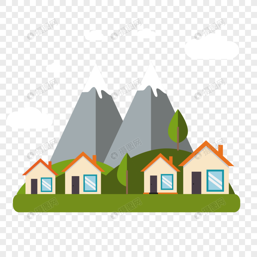 860x860 Vector Cartoon Small Fossil Fuel Power Plant Png Image Picture