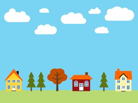 Small Town Vector 450x337 Small Town Vector