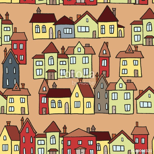 Small Town Vector Stock Image And Royalty Free Vector 500x500 Small Town Vector Stock Image And Royalty Free Vector