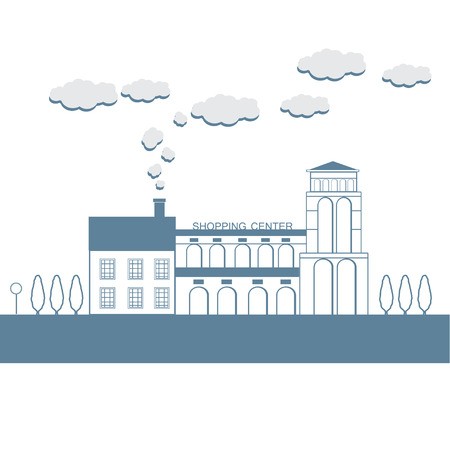 Small Town Vector Royalty Free Vector Graphics 450x450 Small Town Vector Royalty Free Vector Graphics