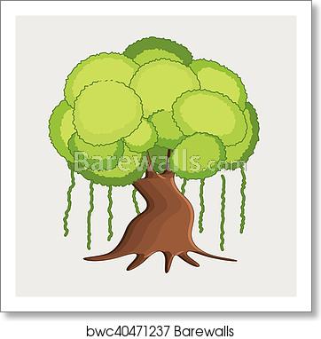Cute Small Tree Vector, Art Print Barewalls Posters Prints 362x382 Cute Small Tree Vector, Art Print Barewalls Posters Prints