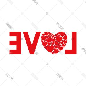 300x300 Red Heart Made Of Small Confetti Hearts Vector Newwaysys