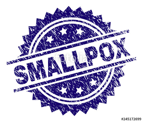 500x429 Smallpox Stamp Seal Watermark With Distress Style Blue Vector