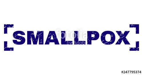 500x263 Smallpox Text Seal Print With Grunge Texture Text Label Is Placed