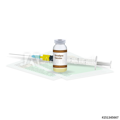 500x500 Immunization, Smallpox Vaccine Medical Test, Vial And Syringe