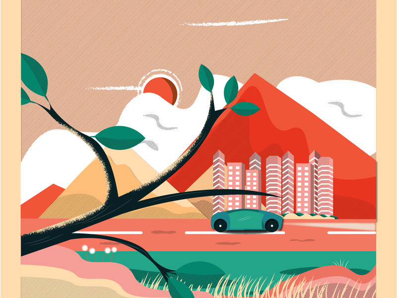 800x600 Smart Car Vector Design