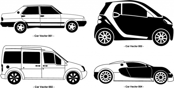 600x306 Smart Car Free Vector Download