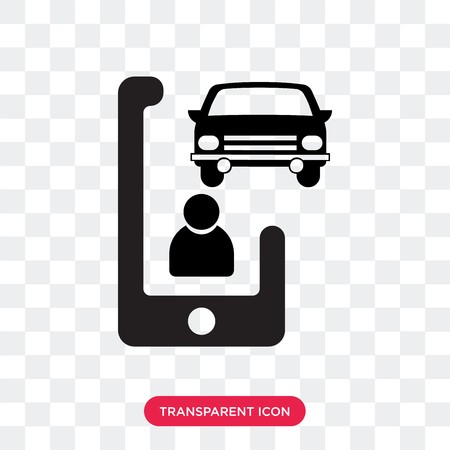 450x450 Smart Car Vector Icon Isolated On Transparent Background, Smart