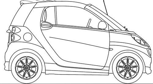 Smart Car Vector at Vectorified.com | Collection of Smart Car Vector ...