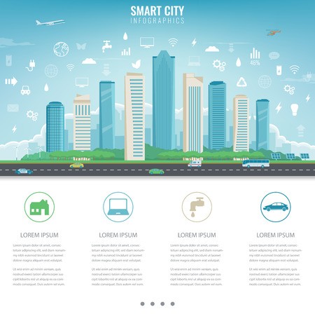 450x448 City Infographic Modern City With Infographic Elements Smart