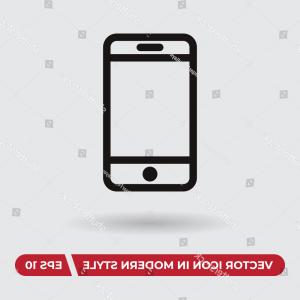 300x300 Photostock Vector Mobile Phone Icon Vector Illustration Smartphone