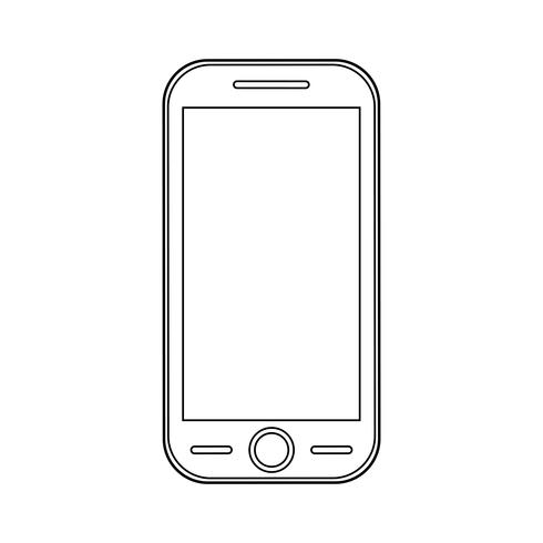 490x490 Smartphone Outline Icon