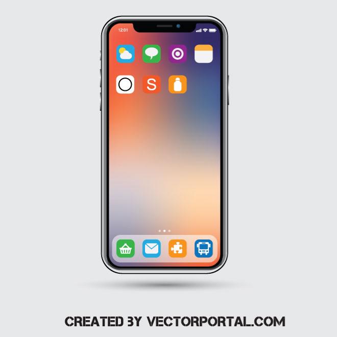 660x660 Smartphone Display Vector Image