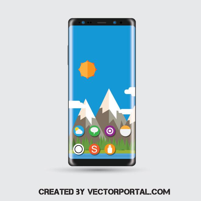 660x660 Smartphone Vector Graphics