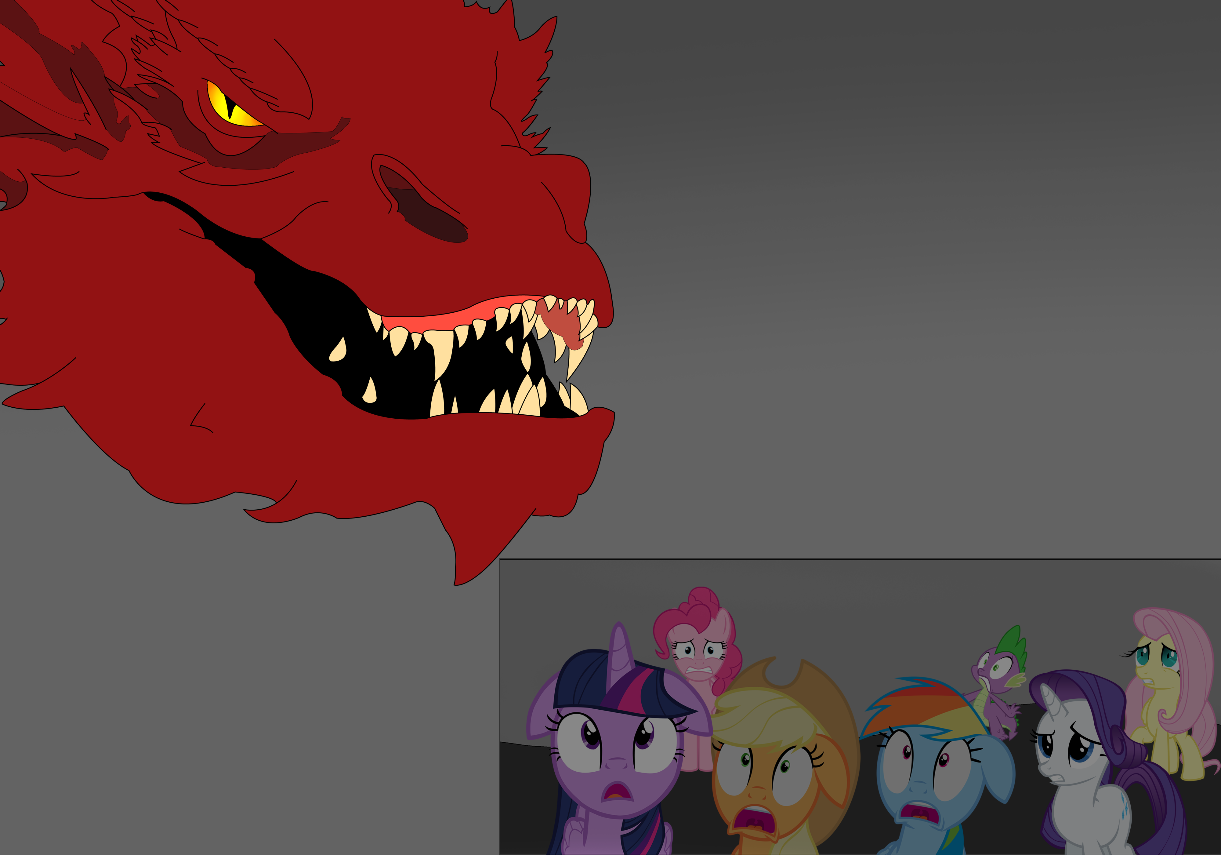 4000x2800 Mane Confront Smaug