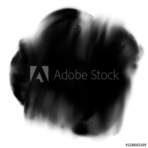 Black Ink Smear, Vector 500x500 Black Ink Smear, Vector