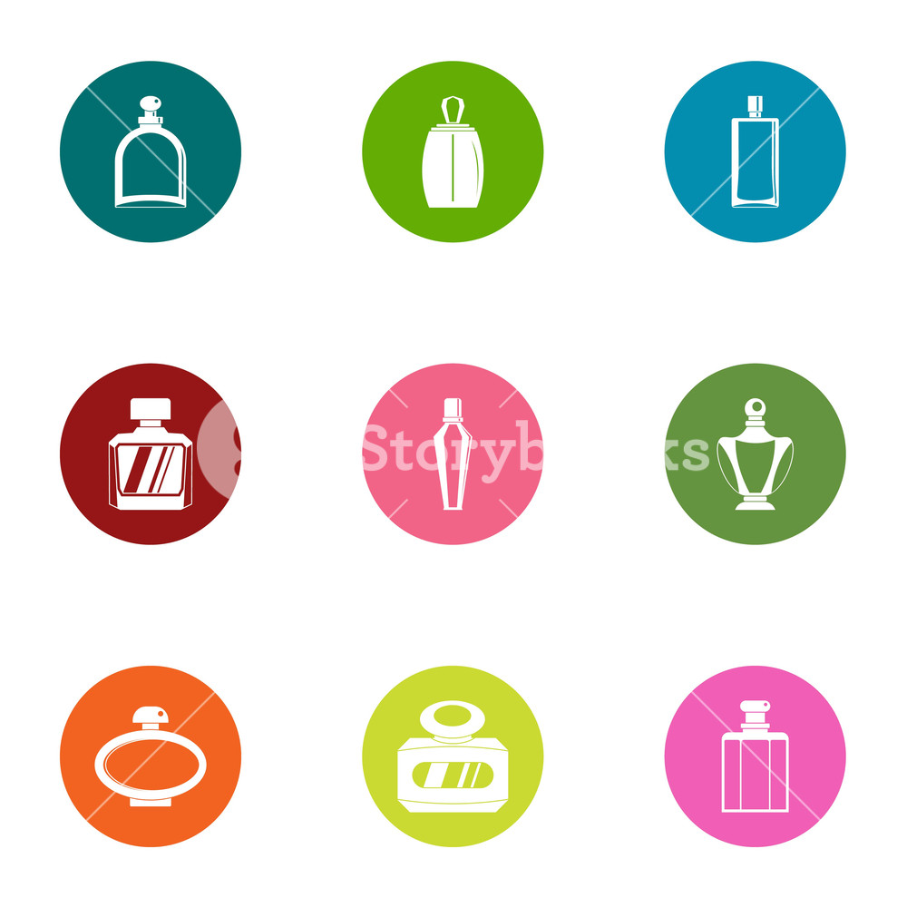 1000x1000 Smell Icons Set Flat Set Of Smell Vector Icons For Web Isolated