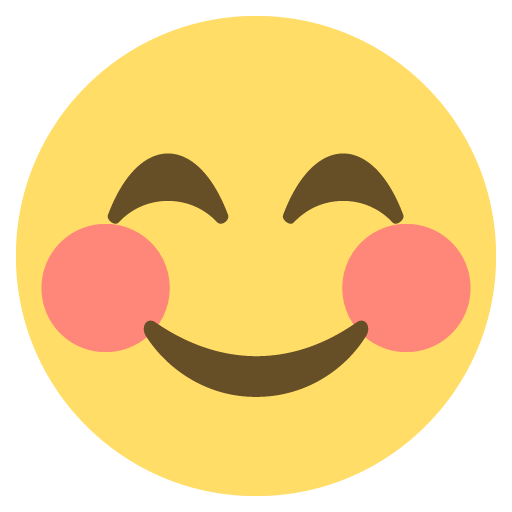 512x512 Smiling Face With Smiling Eyes Emoji Emoticon Vector Icon Free
