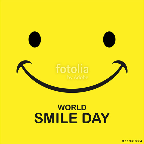 500x500 World Smile Day Smile Icon Vector Happiness Symbol, Smile Face