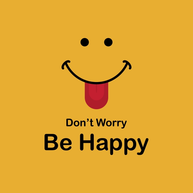 640x640 Motivational Quotes Poster Banner Design With Happy And Smile