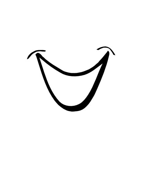 516x595 Smile Cartoon Png Vector, Clipart