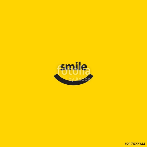 500x500 Smile Vector Template Design Illustration Stock Image And Royalty