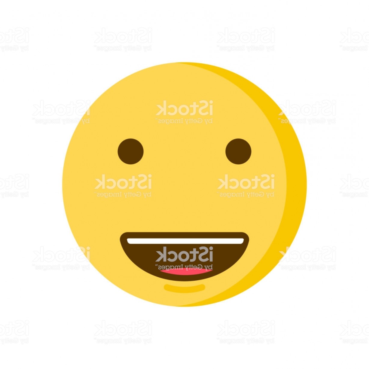 1228x1228 Emoticon Character Very Happy And Smiling Smiley Emoji Vector Icon