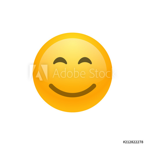 Smile Face Emoji Vector Icon 500x500 Smile Face Emoji Vector Icon