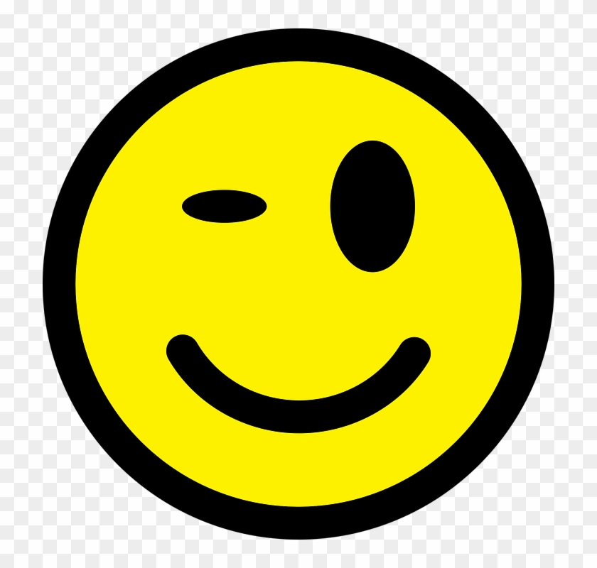 840x800 Smiley Wink Emoticon Happy Face Icon Good Sign