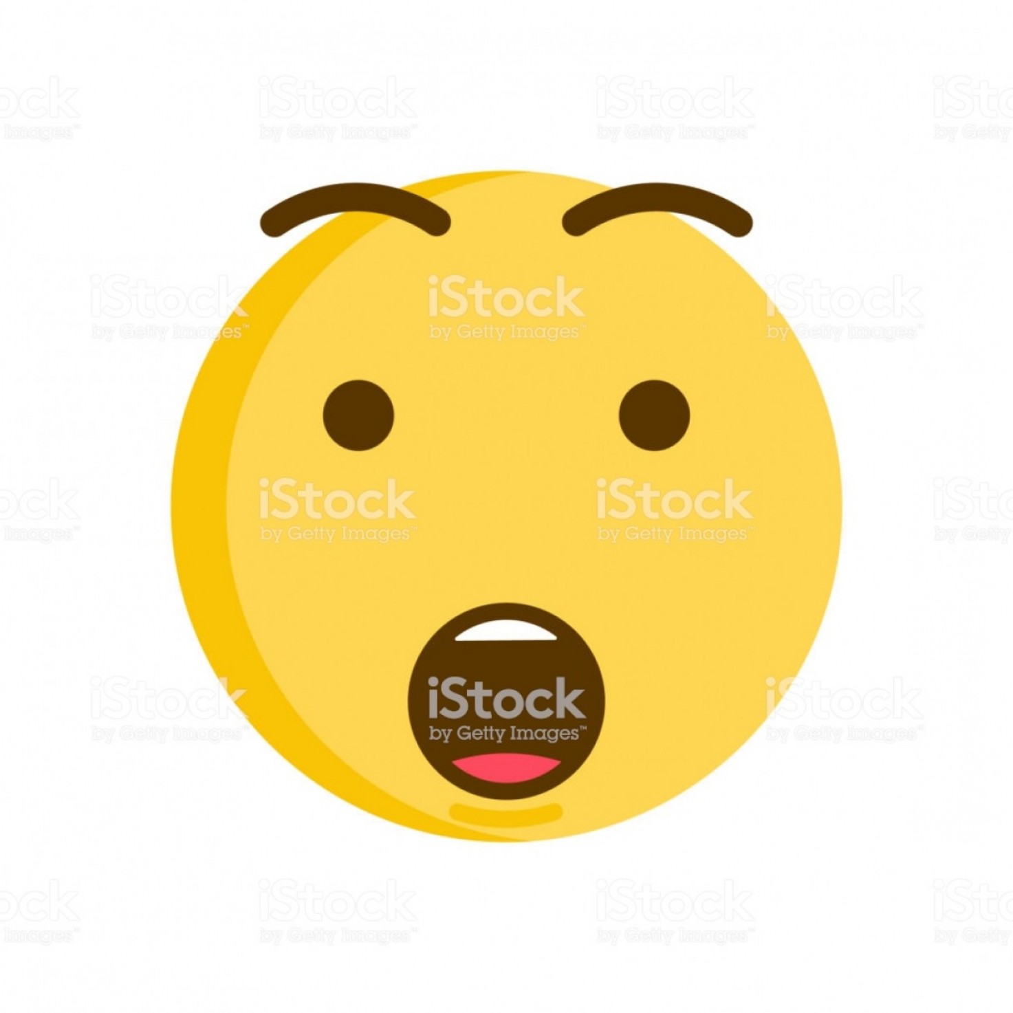 1473x1473 Surprised Smiley Face Vector Emoticon In Shock Emoji Icon Gm