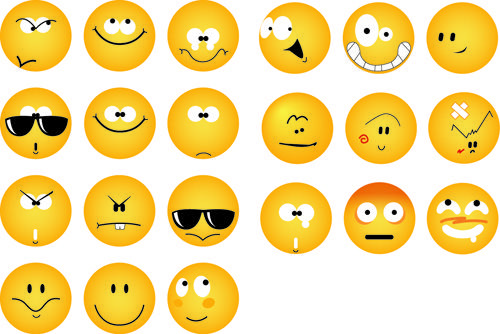 500x334 Gallery For Gt Happy Face Vector Free Download Projects To Try