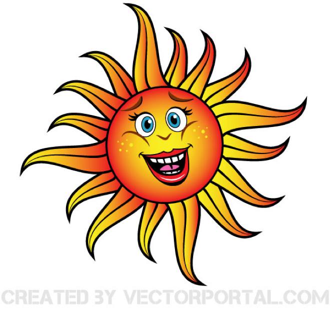 660x660 Smiling Sun Vector Graphics