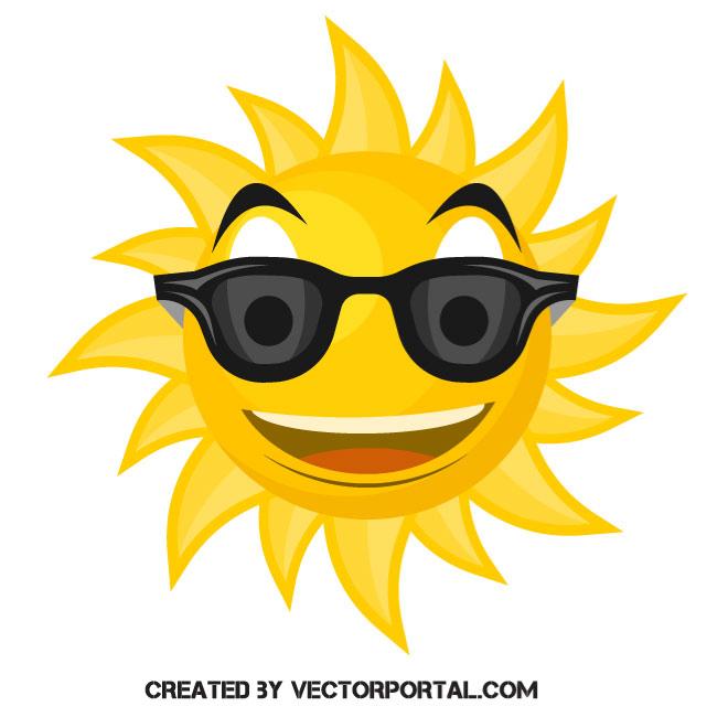 660x660 Smiling Sun Vector Image