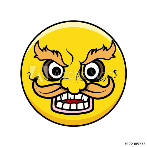 500x500 Horrible Smile Face Smiley Vector