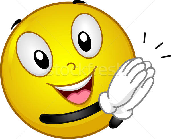600x486 Clapping Smiley Vector Illustration Lenm