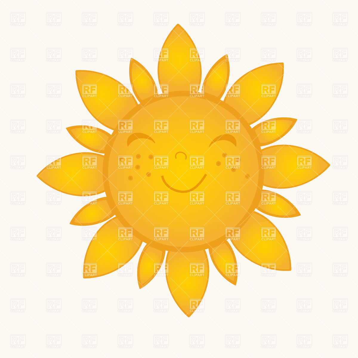 1200x1200 Cute Sun With Smiling Face Vector Image Of Objects Mcherevan