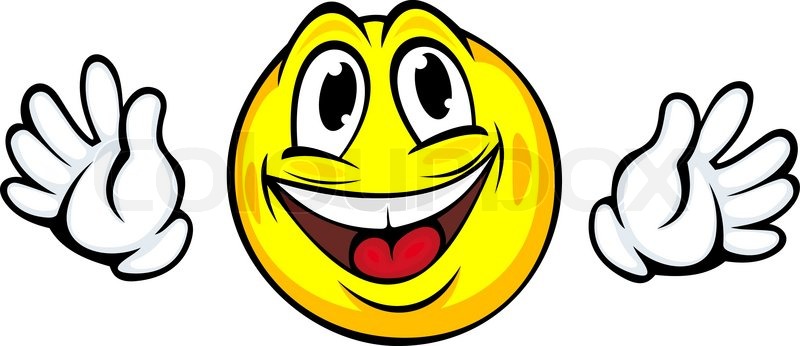 800x346 Yellow Smiling Face Stock Vector Colourbox