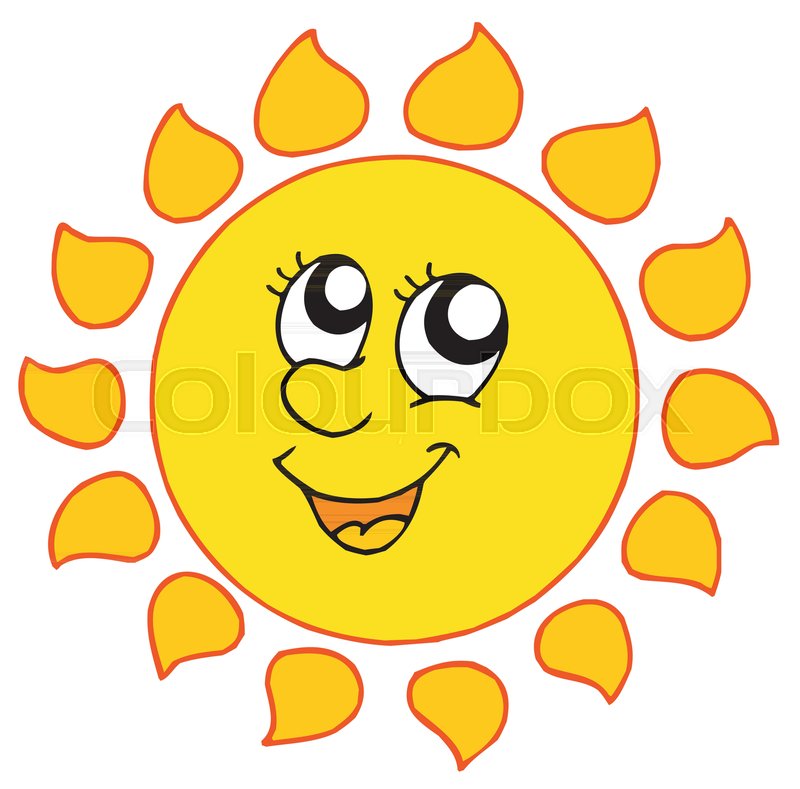 800x789 Cartoon Smiling Sun