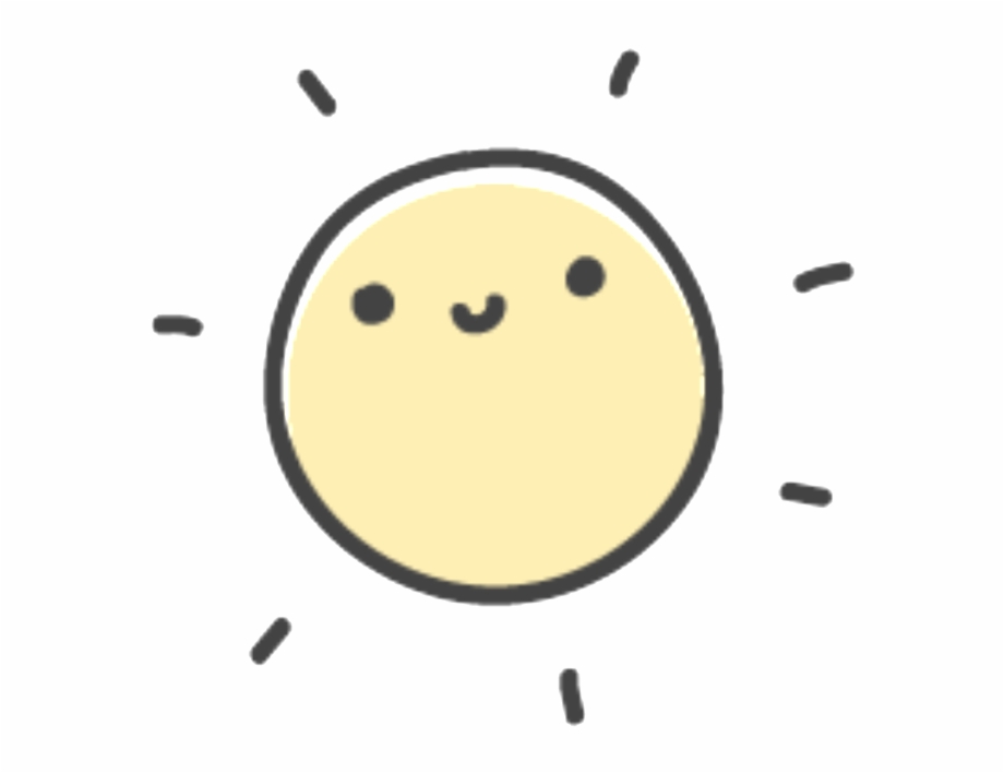 920x708 Hand Drawn Smiling Sun Vector