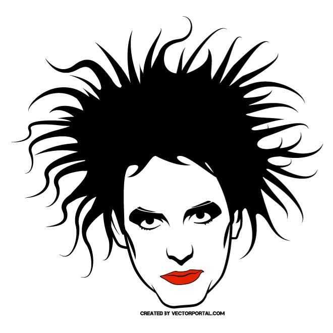 660x660 Singer Robert Smith Vector Illustration Celebrity Vector