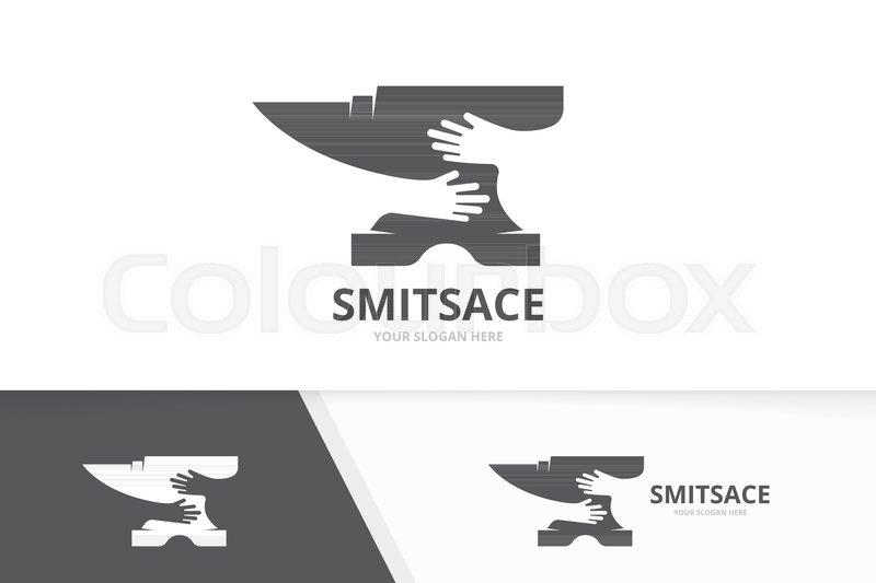 800x533 Vector Smith And Hands Logo Stock Vector Colourbox