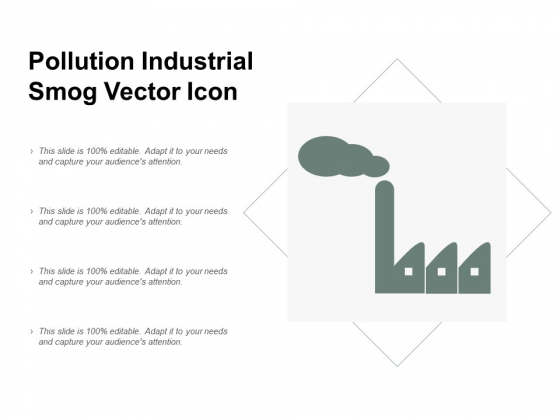 560x420 Pollution Industrial Smog Vector Icon Ppt Powerpoint Presentation